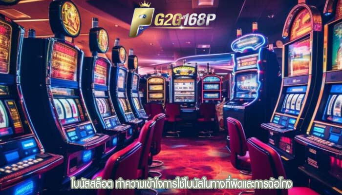 โบนัสสล็อต ทำความเข้าใจการใช้โบนัสในทางที่ผิดและการฉ้อโกง